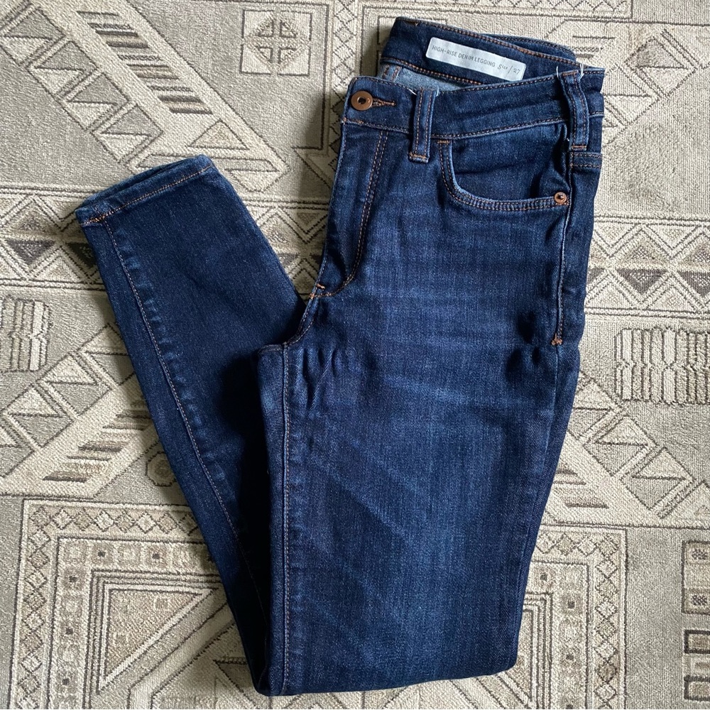 Pilcro & The Letterpress High Rise Denim Legging